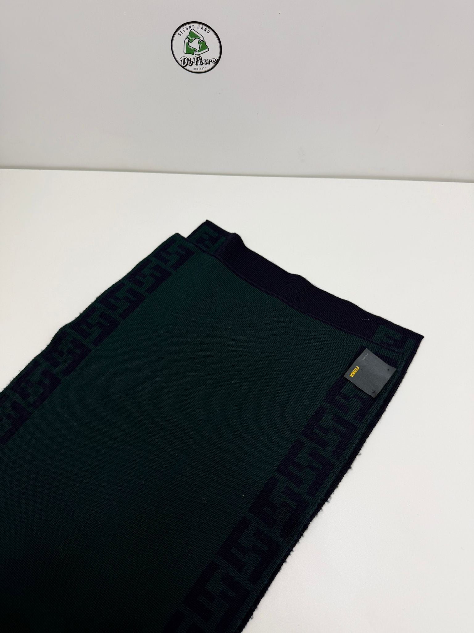 sciarpa Fendi verde e blu