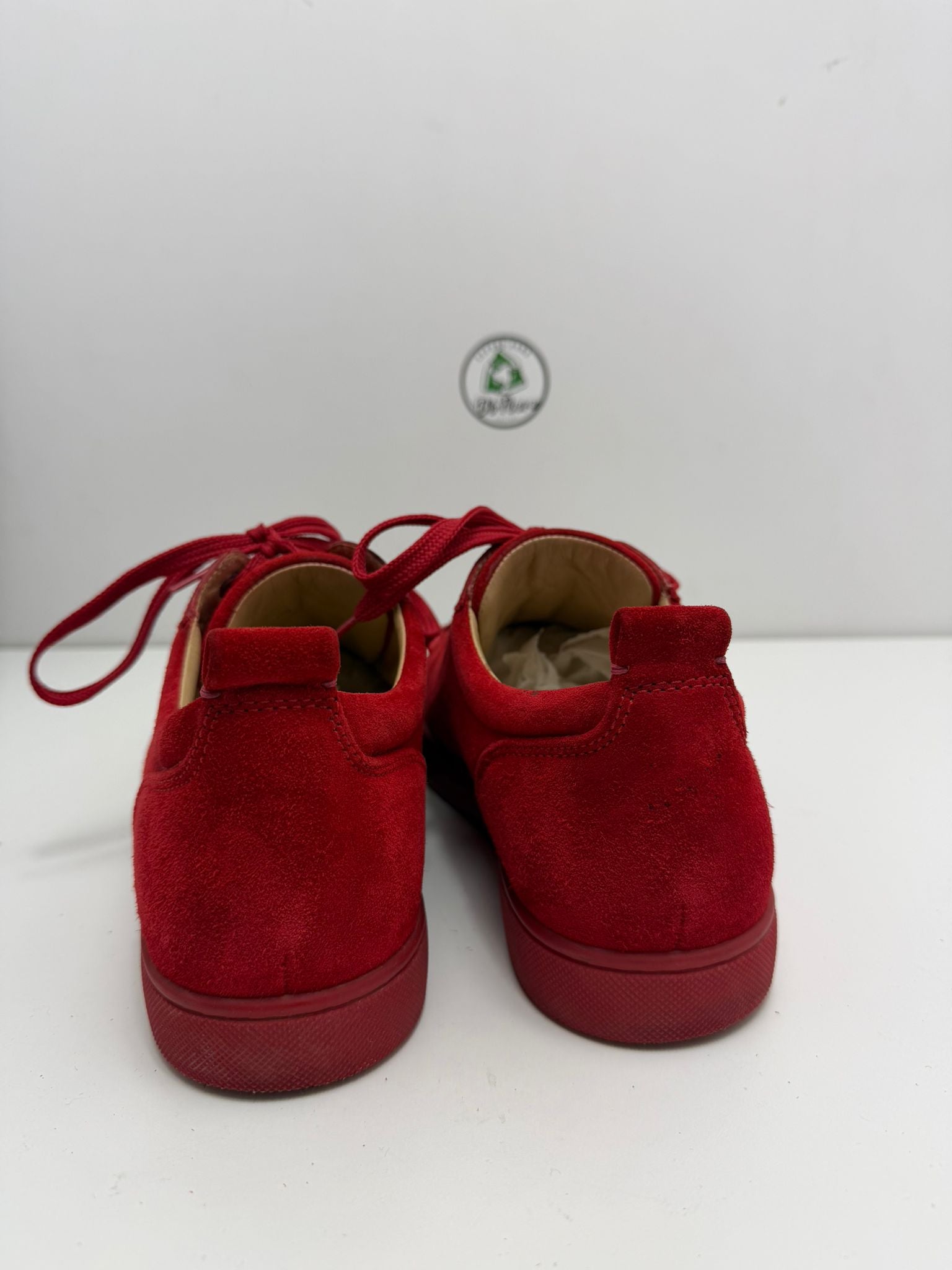 Christian Louboutin rossa in camoscio 39